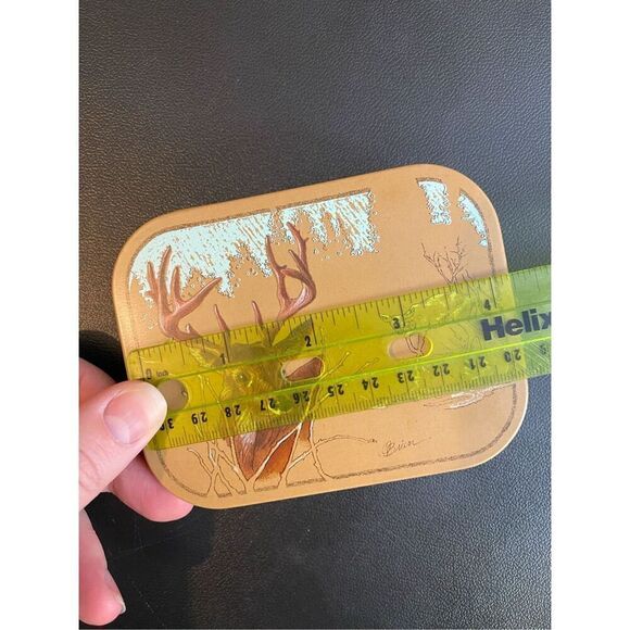 Set of 4 Vintage Avon Wildlife Coasters Tom O'Brien Felt Back - Picture 10 of 11